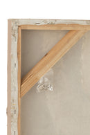 Wall Decoration Ibiza Canvas/Paint Cream/White Assortment Of 2 - Majorr