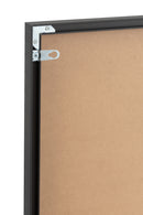 Wall Deco Woman Line Drawing Glass/Aluminium Black/White - Majorr