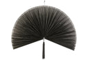 Wall Decoration Fan+Tassel Black Large - Majorr