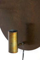 Wall lamp 30 cm DISC gold-grey - Majorr