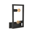 LABEL51 Wandlamp Quadrato - Zwart - Metaal - Majorr