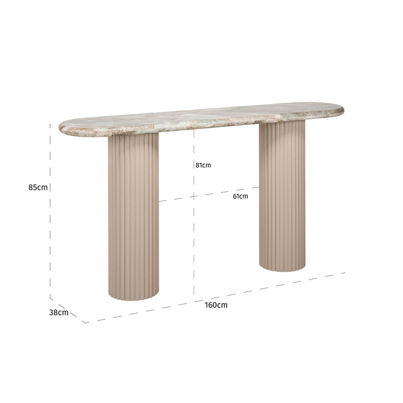 Wandtafel Coronel (Beige) - Majorr