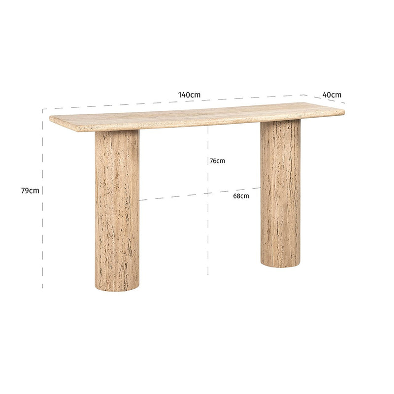 Wandtafel Hampton 140 (Sand) - Majorr