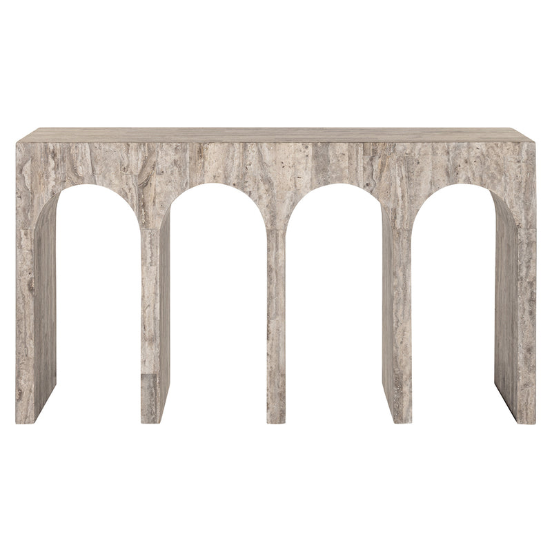 Wandtafel La Rague natural grey travertine (Grijs) - Majorr