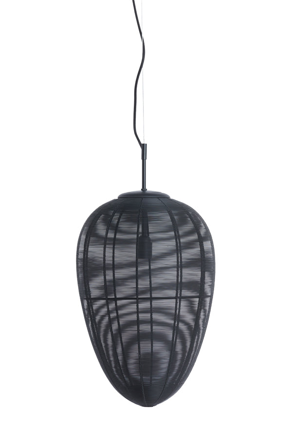 Hanging lamp 33x53 cm YAELLE matt black - Majorr