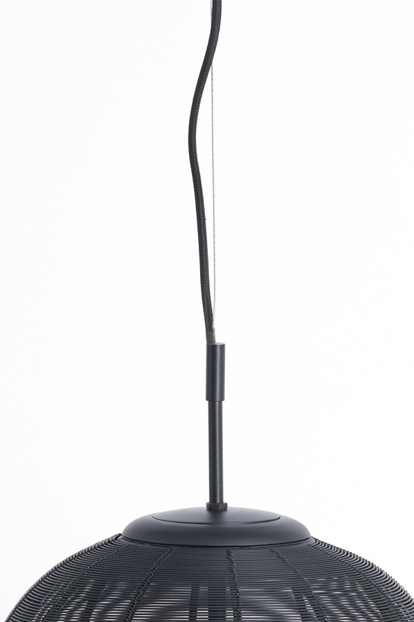 Hanging lamp 33x53 cm YAELLE matt black - Majorr