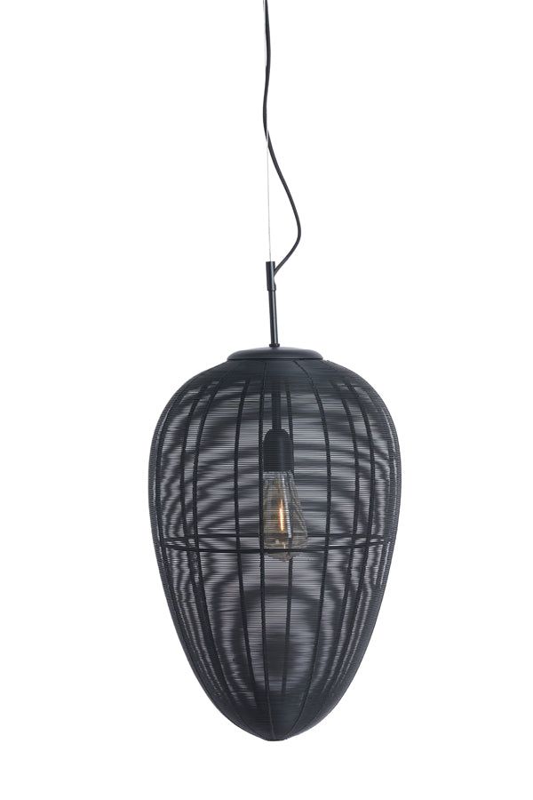 Hanging lamp 33x53 cm YAELLE matt black - Majorr