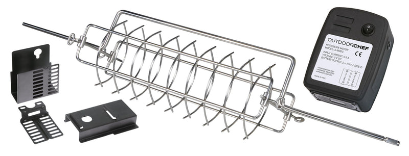 BBQ Accessoire Rotiserie voor Dualchef - Majorr
