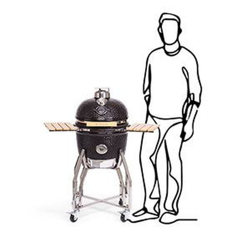 BBQ Kamado 16" Medium met onderstel en Zijtafels - Majorr