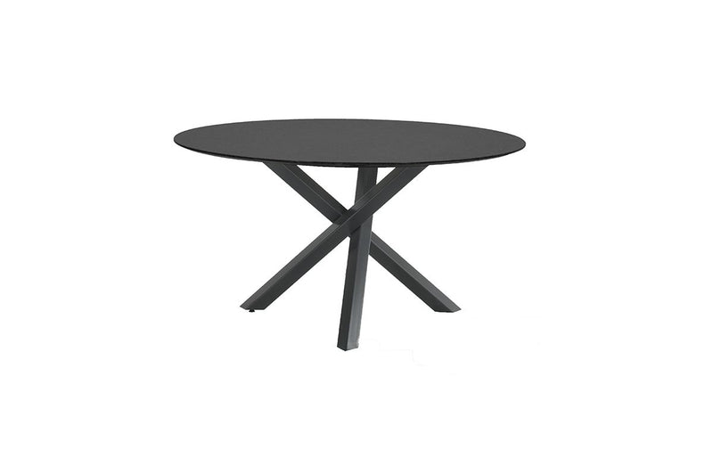 Studio 20 Gigi tafel Ø140x2cm, facet - diamond black satinado - Majorr