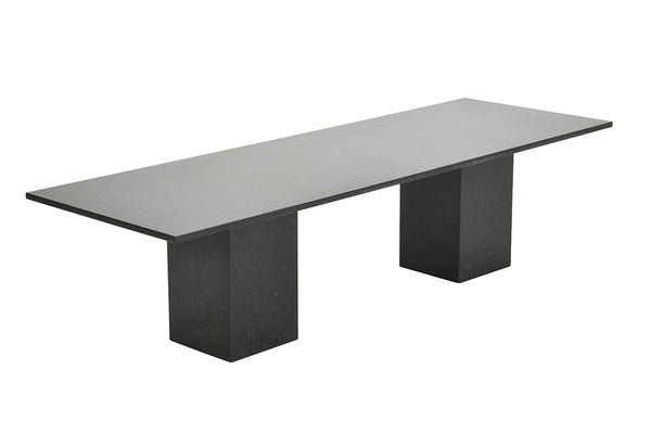 Studio 20 Viking tafel 240x100x3cm - diamond black satinado, K35x35 - Majorr