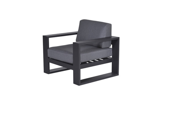 Garden Impressions Cube lounge fauteuil - carbon black/ reflex black - Majorr