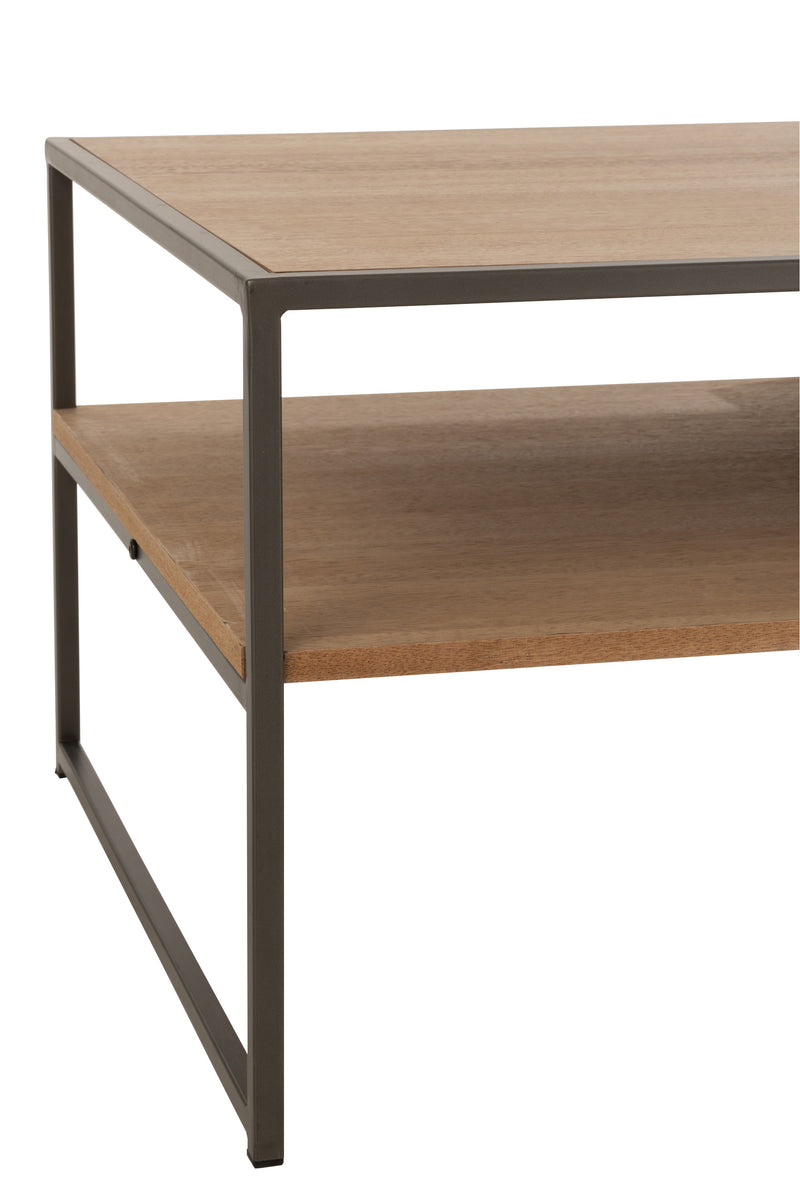 J Line Tv Tafel 1 Lade Hout/ Metaal Naturel - Majorr