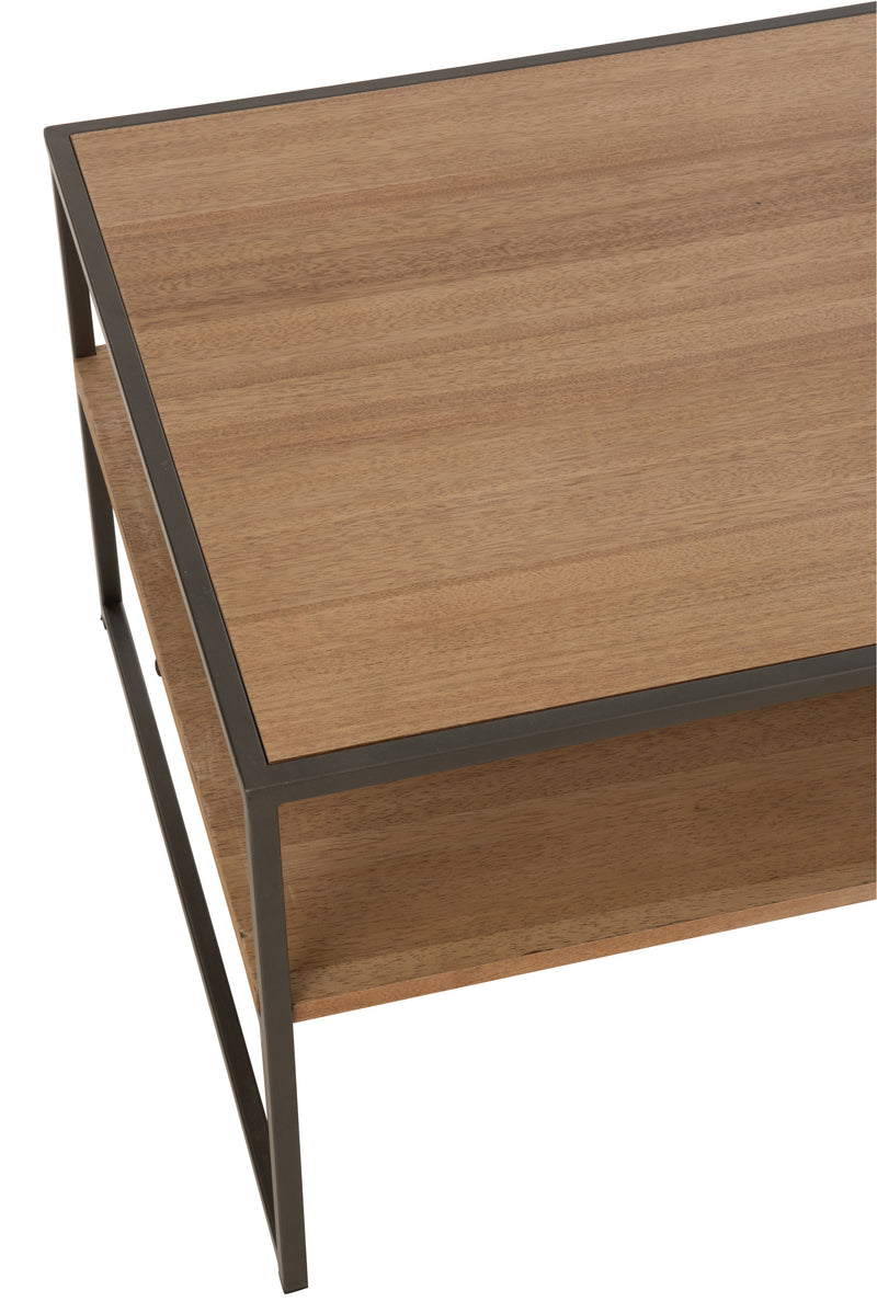 J Line Tv Tafel 1 Lade Hout/ Metaal Naturel - Majorr