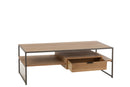 J Line Tv Tafel 1 Lade Hout/ Metaal Naturel - Majorr