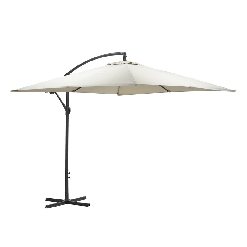 Garden Impressions Corfu parasol 250x250 - carbon black/ sand - Majorr