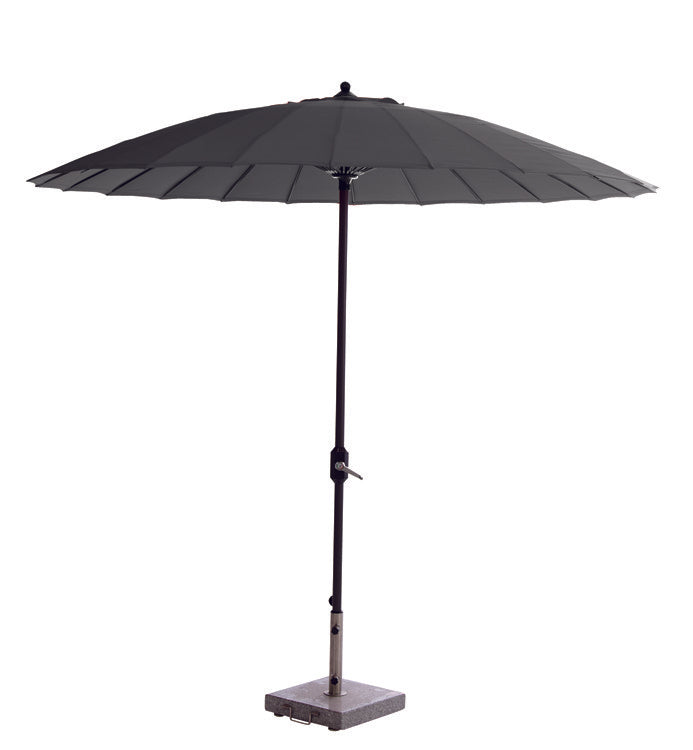 Garden Impressions Manilla parasol Ø250 - carbon black/ donker grijs - Majorr