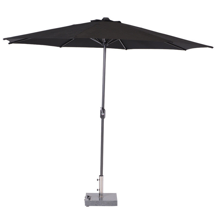 Garden Impressions Lotus parasol Ø300 - carbon black/ zwart - Majorr