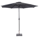 Lotus parasol - Ø300 cm - carbon black - donker grijs - Majorr