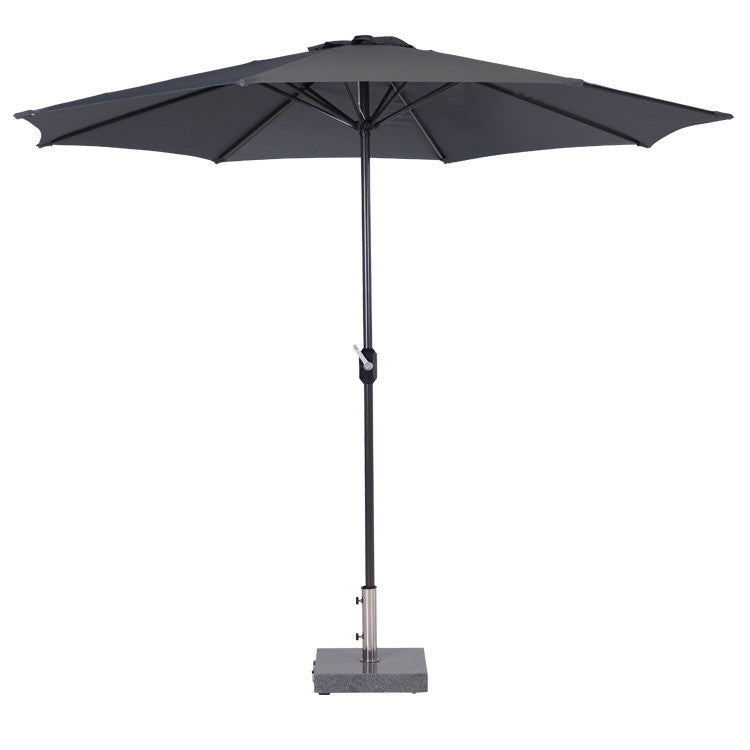 Garden Impressions Lotus parasol Ø300 - carbon black/ donker grijs - Majorr