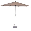Lotus parasol - Ø300 cm - carbon black - taupe - Majorr