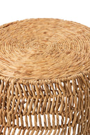 J Line Set Tafel+2 Krukken Mauri Waterhyacinth Naturel - Majorr