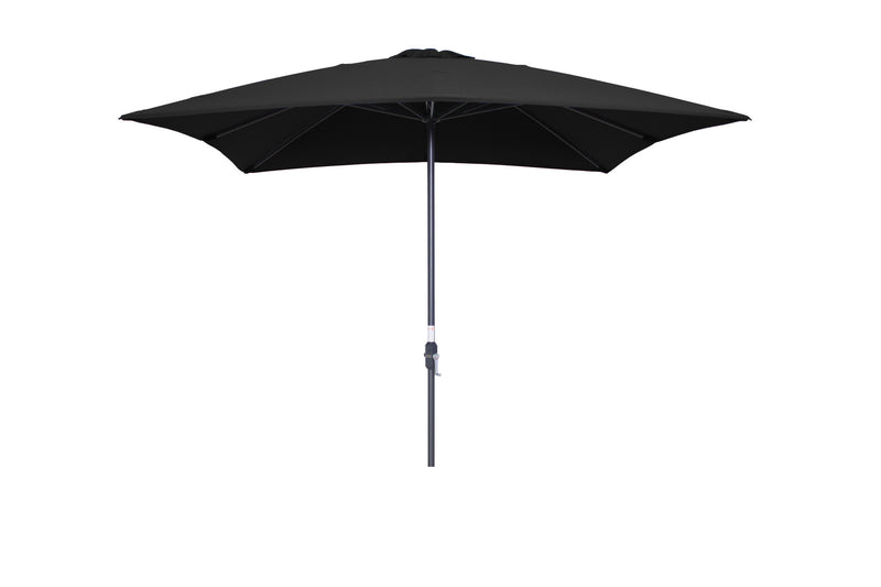 Garden Impressions Lotus parasol 250x250 - carbon black/ zwart - Majorr