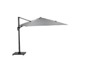 Hawaii Deluxe parasol - 300x300 cm - carbon black - royal grijs - Majorr