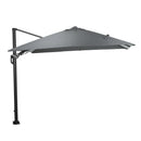 Hawaii Lumen parasol - 300x300 cm - carbon black - donker grijs - Majorr