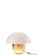 J Line Lamp Paddenstoel Ijzer Wit/ Goud S - Majorr