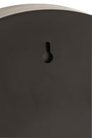 J Line Spiegel Rond Boord Metaal Zwart M - Majorr