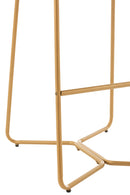 J Line Barstoel Pierre Metaal/ Textiel Donkerbruin - Majorr