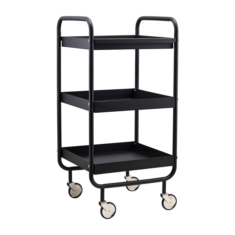 House Doctor Trolley, Roll, Zwart - Majorr