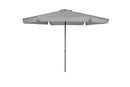 Delta parasol - Ø300 cm - carbon black - licht grijs - Majorr