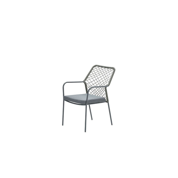 Garden Impressions Dido dining fauteuil - carbon bl./ moss green/mystic grey - Majorr