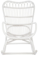 J Line Schommelstoel Rotan Mat Wit - Majorr