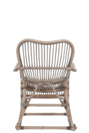 J Line Schommelstoel Rotan Grijs - Majorr