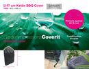 Coverit Kettle BBQ hoes - 47cm - Ø52xH88 cm - Majorr