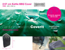 Coverit Kettle BBQ hoes - 57cm - Ø64xH82 cm - Majorr