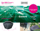 Coverit Gas BBQ hoes - maat L - 148/70x62xH110 cm - Majorr