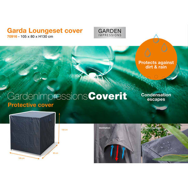 Garden Impressions Coverit Garda loungeset cover - 105x80xH130 - Majorr
