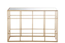 J Line Console Spijlen Metaal/ Glas Goud - Majorr