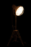 J Line Stalamp Rond Metaal Grijs - Majorr