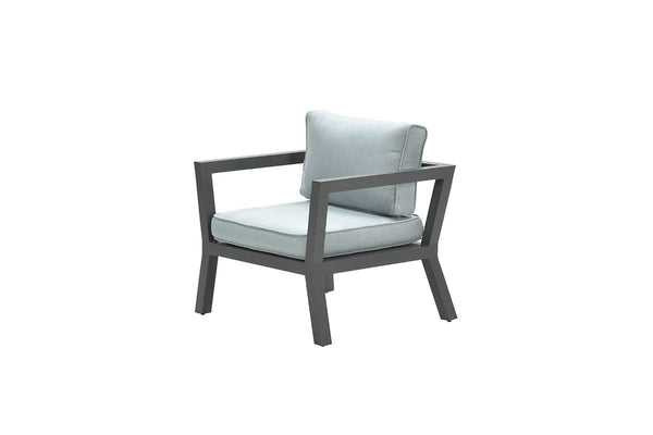 Garden Impressions Colorado lounge fauteuil - carbon black/ mint grey - Majorr