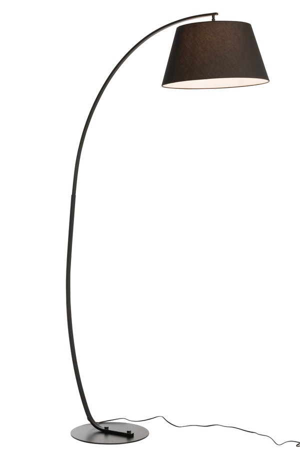 J Line Lamp Staand Boog Metaal Zwart - Majorr