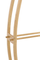 J Line Klok Ovaal Metaal Goud L - Majorr