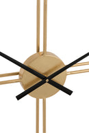 J Line Klok Ovaal Metaal Goud L - Majorr