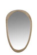 J Line Spiegel Asymmetrisch Mangohout 83 cm - Majorr