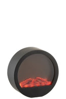 J Line Haard Led Rond Zwart - Majorr