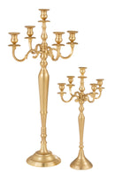 J Line Kandelaar 5 Armen Aluminium Mat Goud L - Majorr